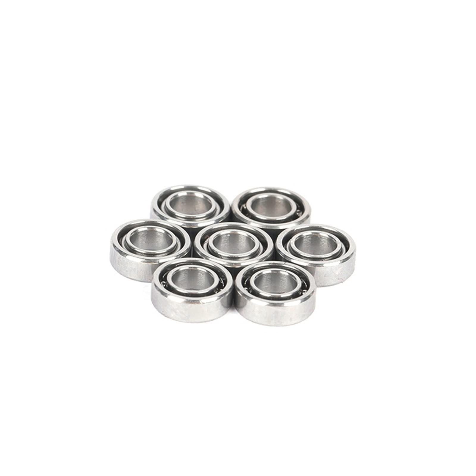 Cojinetes de Bolas de Ranura Profunda 10 rodamientos de Bolas de Acero Inoxidable 3x6x2 rodamientos de Bolas Abiertos