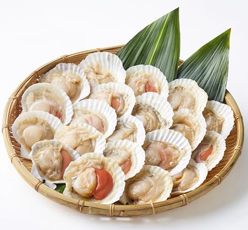 北海道 噴火湾産 片貝ホタテ 冷凍 1kg(17〜20枚入り 約8cm) バラ凍結 刺身可 BBQ 鍋 海鮮 ギフト