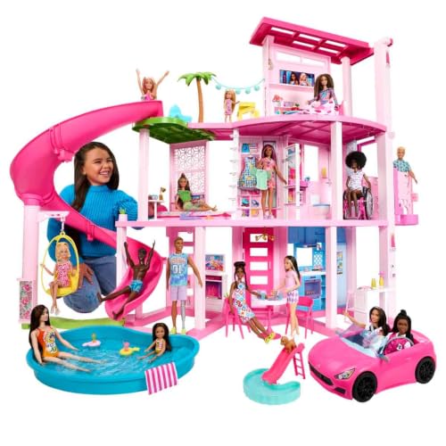 Image of Barbie Spin & Style Closet and Dressing Room Playset | Portable Storage Set With Multiple Play Areas, Including Vanity Area, Featuring 20+ Pieces, Ages 3+