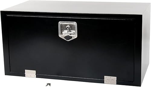 Miniatura 25 de Caja de Herramientas para Camión de Servicio Pesado de Acero de 48'' para Debajo de la Cama del Remolque Coche Exterior con Cerradura y Llave - Caja