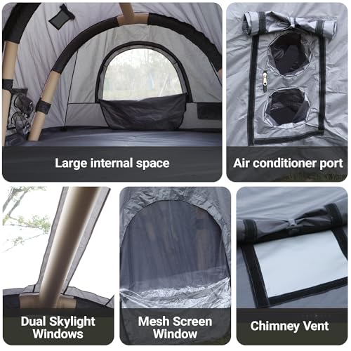 Carpa inflable Nice C para camping 10 personas miniatura 6