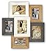 Produktbild Zep ty407 Chevilly MultiView-Fotorahmen Holz weiß/grau/Ocker 60 x 55 x 3 cm