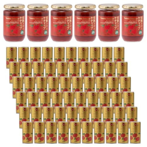 トマトセットD(プレミアム缶)[プレミアム缶×60本、トマトケチャップ×6個] 保存料 無添加 国産 北海道産 とまと 野菜ジュース 美容 健康 n-0061