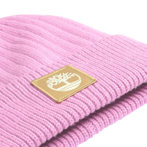 Timberland Timberland Women’s Rib Core Beanie - Soft Knit Winter Hat, Stretch Fit, Ribbed Texture, Fold-Over Cuff for Cold Weather, Polignac, One Size