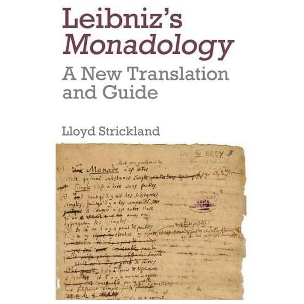 Buy Leibniz's Monadology: A New Translation and Guide — BookShops.in
