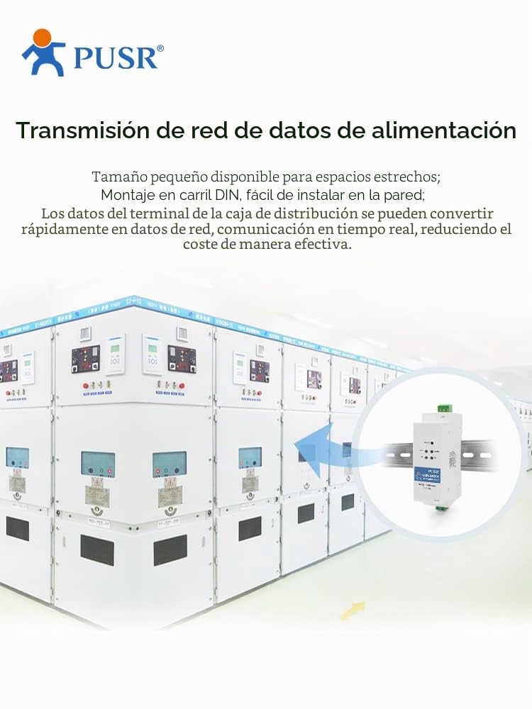 DR302 Modbus Gateway con Modbus RTU a Modbus TCP RS485 a Ethernet convertidor