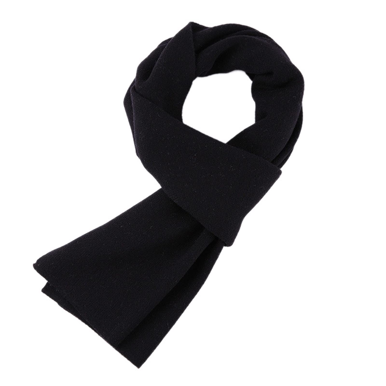 Bufanda de Invierno Para Hombre Bufanda larga suave y cálida de punto for hombre otoño e invierno