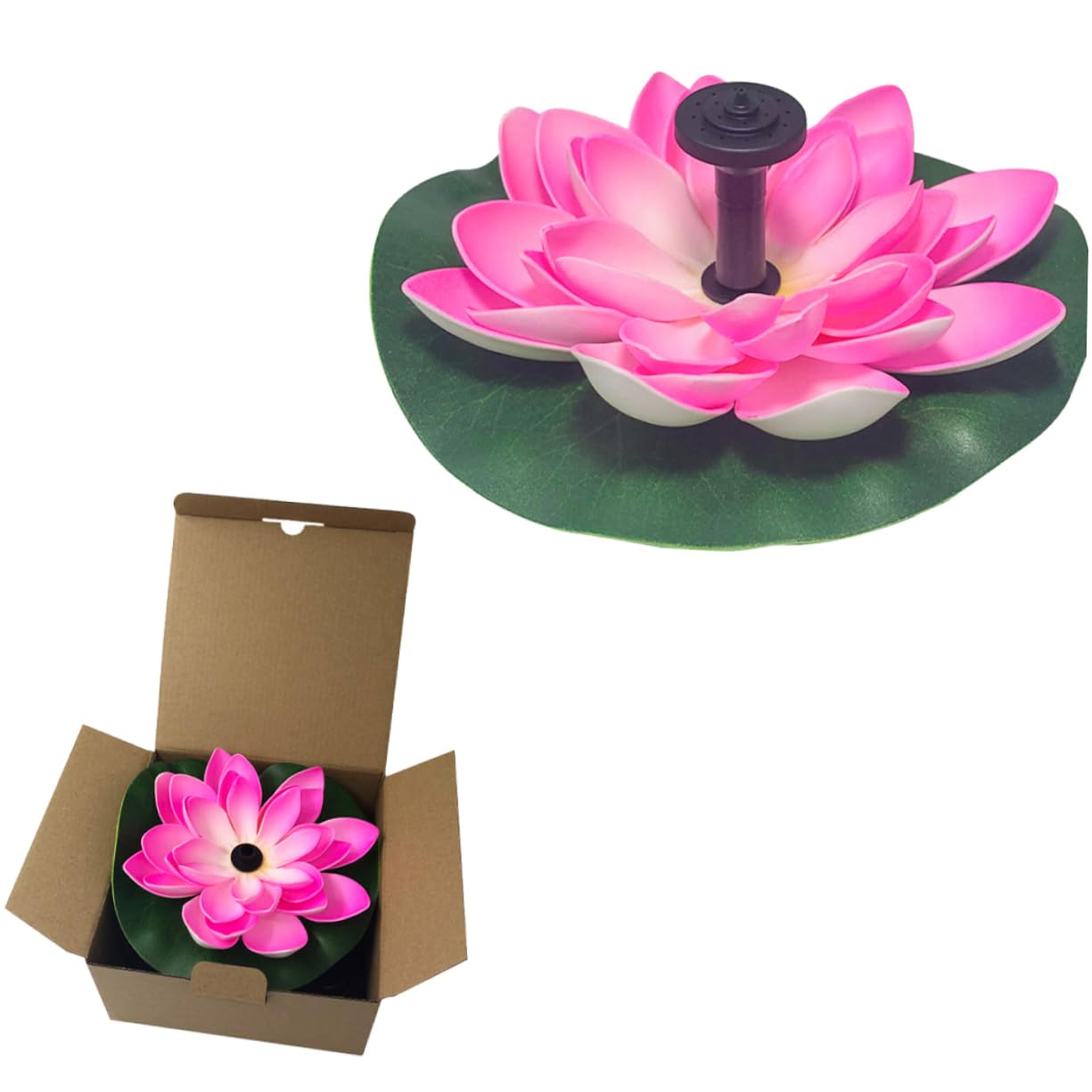 Didiseaon Fontana Solare da Giardino Pompa per Laghetto Esterno, Design Decorativo per Fontane e Spazi Verdi