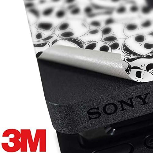 Skinit Decal Gaming Skin Compatible with PS4 Pro Bundle - Officially Licensed Disney The Nightmare Before Christmas Jack Skellington Pattern Design