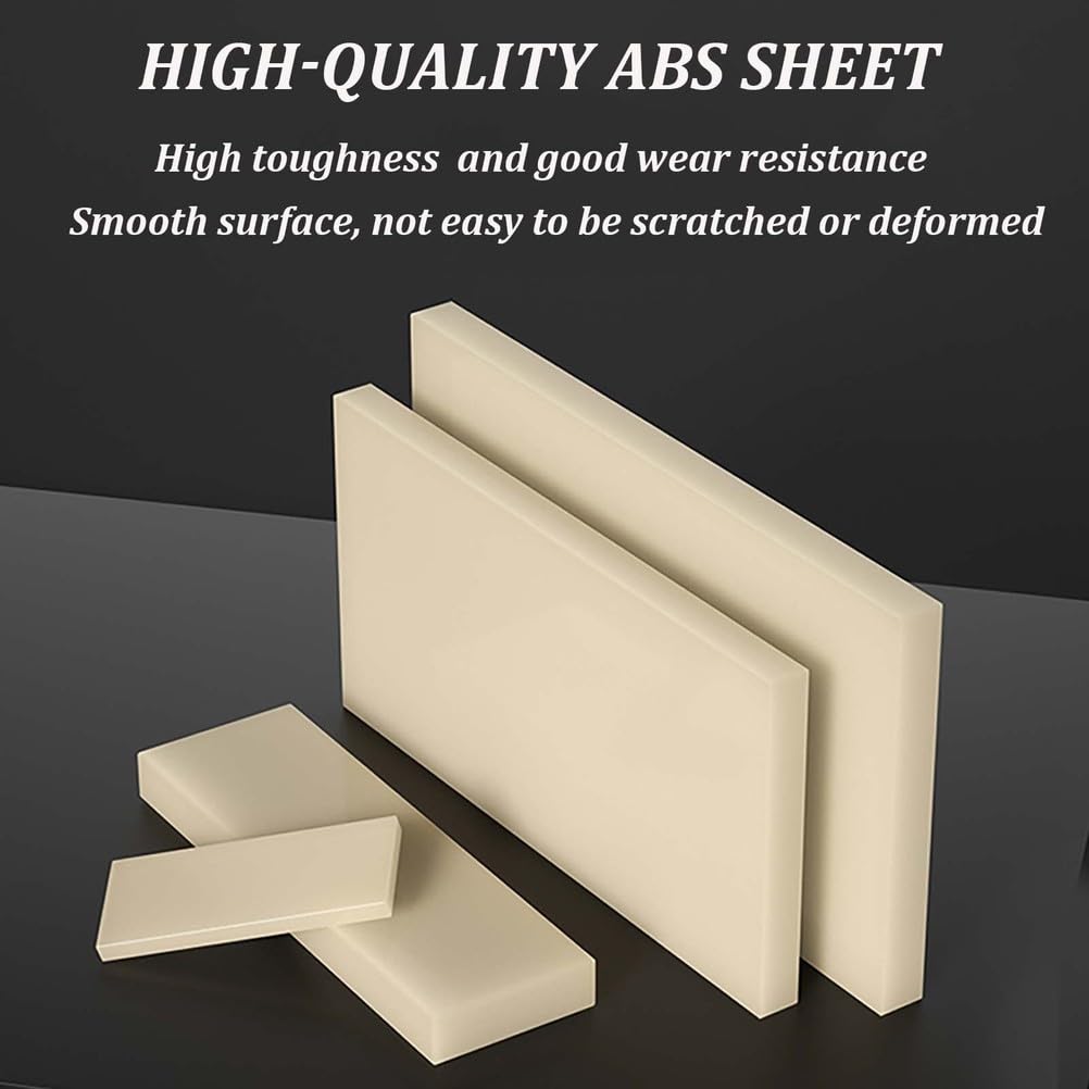 Hoja de plástico reutilizable ABS beige 300 mm x 300 mm 1 ud.(25mm)