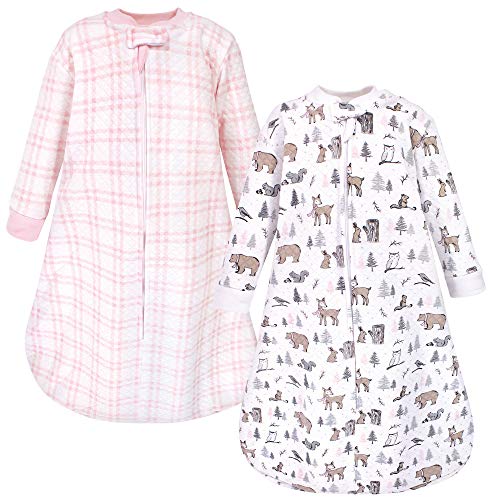 Image of Hudson Baby Unisex Baby Premium Quilted Long Sleeve Sleeping Bag and Wearable Blanket