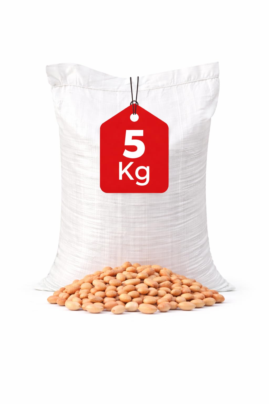 Beewarm Premium Wild Bird Food – Peanuts Whole for Garden Birds – High Energy, No Mess Bird Feed (5kg Bag, Peanuts Whole)