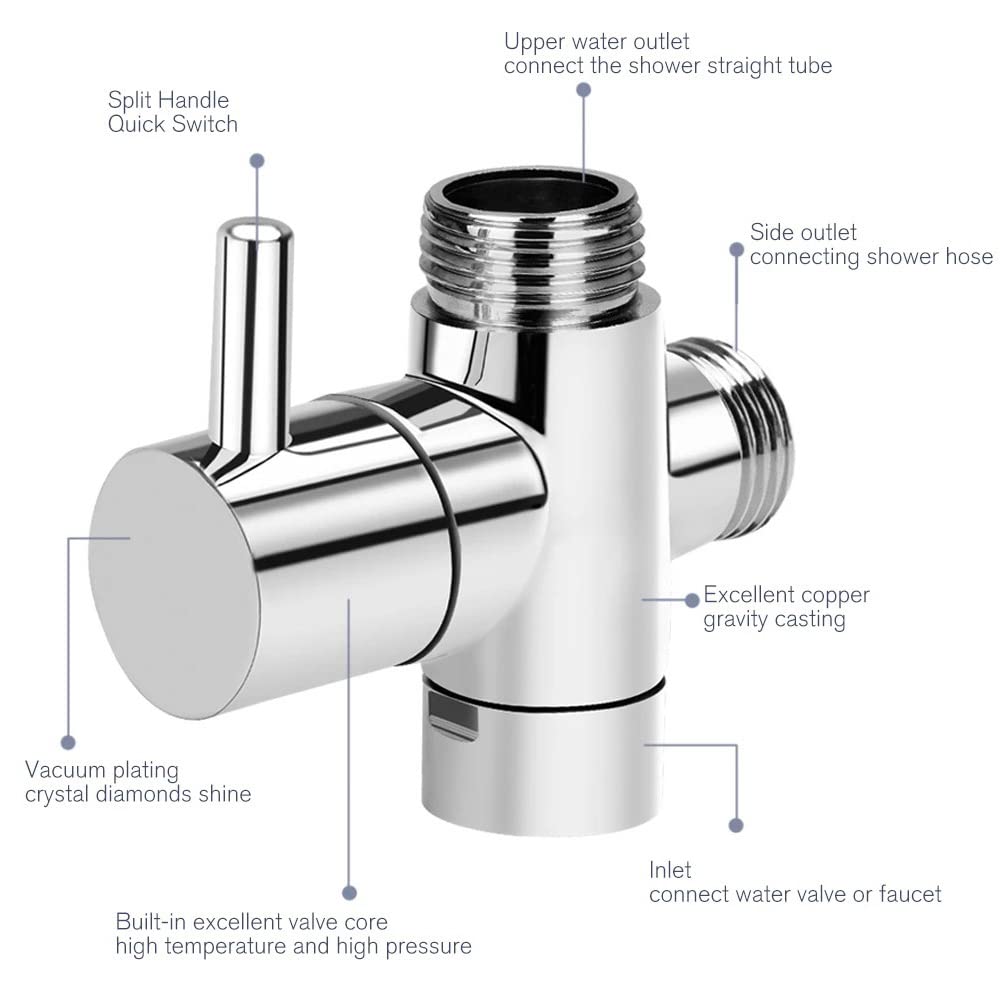 Bidet słuchawka prysznicowa do WC – ręczny zestaw rozpylacza bidetowego z zaworem T G1/2", wężem i uchwytem – srebrny
