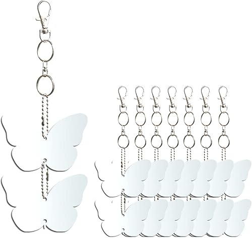 Mantén a los pájaros alejados del disco de espejo, reflectores colgantes para asustar a los pájaros lejos de tu casa y jardín, 16 discos de mariposa