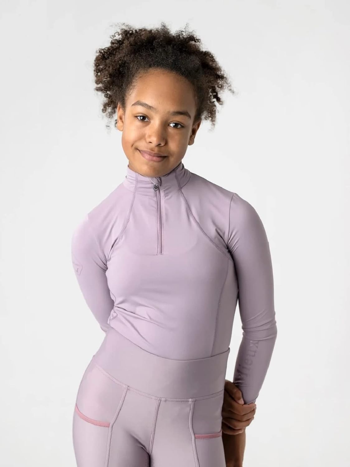 LeMieux Young Rider Base Layer Top - Children's Athletic Thermal Shirts -Kids Equestrian Apparel & Gear for Horseback Riding