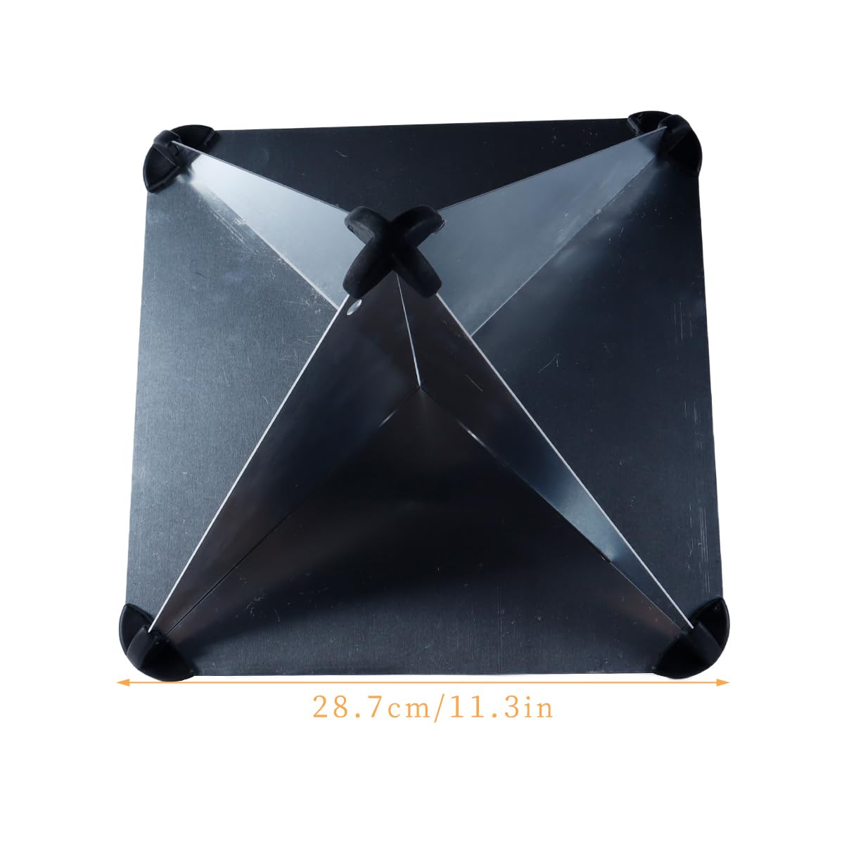 Ausi Réflecteur radar octaédrique marin 16x16 pouces pour voiliers Bateaux à moteur Réflecteur radar octaédrique en aluminium pour une visibilité améliorée