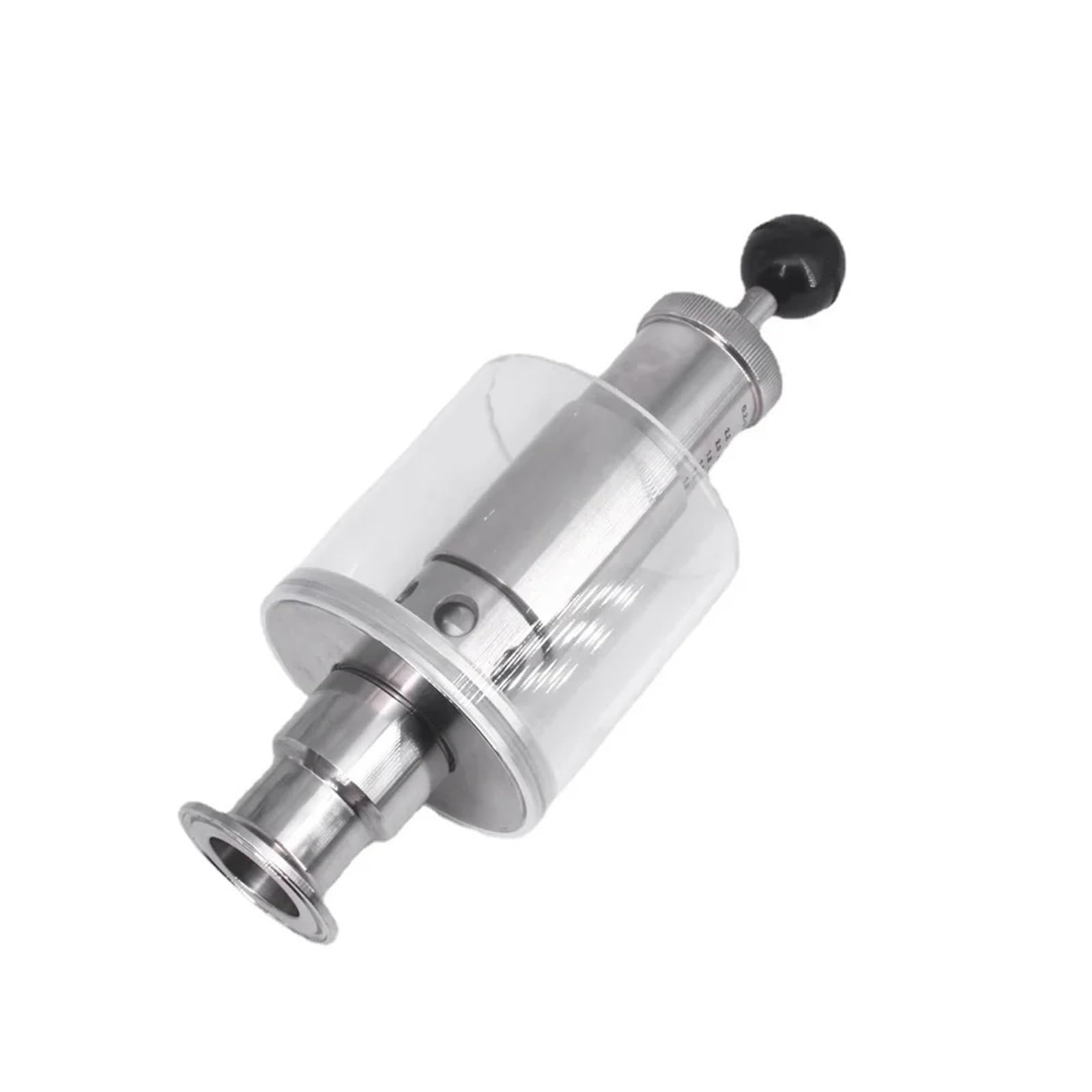 JNVFTCUX 1.5" Tri Clamp 0.2-2.2 Bar Adjustable Pressure Relief Direct Safety Valve Sanitary SUS304 Stainless Steel Beer Brew