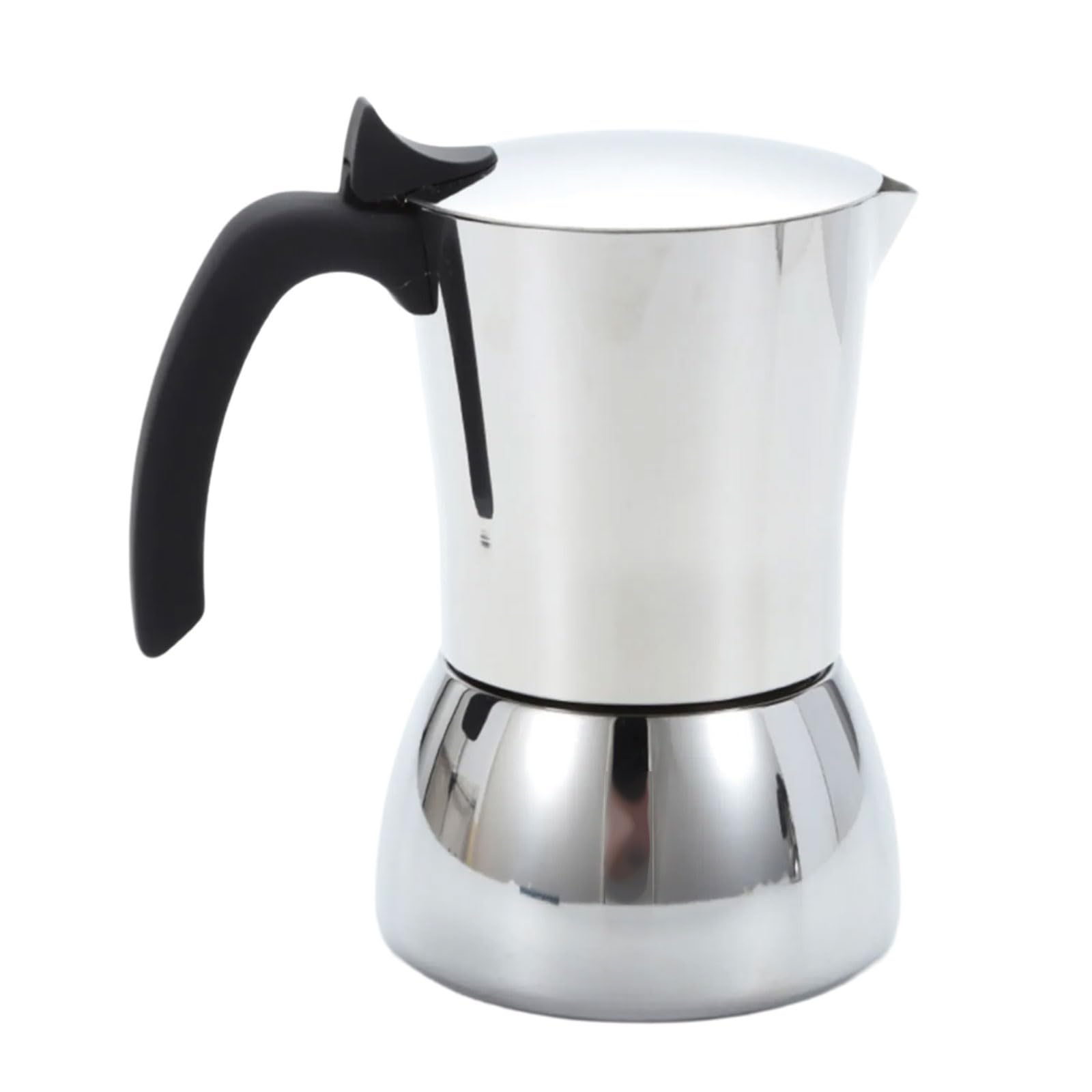 Comodo caffettiera italiana da 200 ml con piano cottura per caffè espresso con robusto acciaio inossidabile 304 per uso domestico