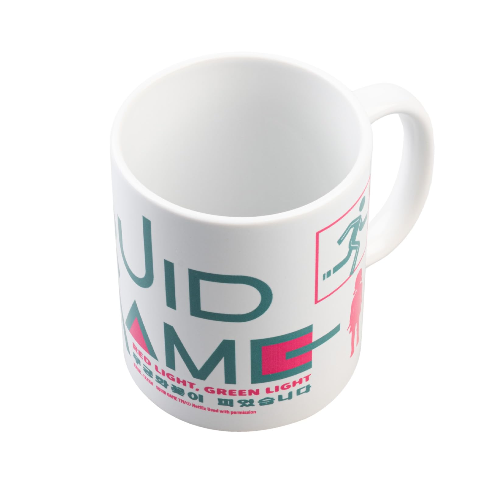 Grupo Erik Ceramic Mug Squid Game Merchandise | 11.8 oz - 350 ml Coffee Mug Tea, Cool Mugs and Cups | Squid Game Gifts Under 15 Pounds