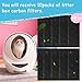 LOSUIN 10 Pack Carbon Filters Compatible with Litter Robot 3,Cat Litter Box Replacement Filter,Keep Your Home Clean and Fresh,3.5