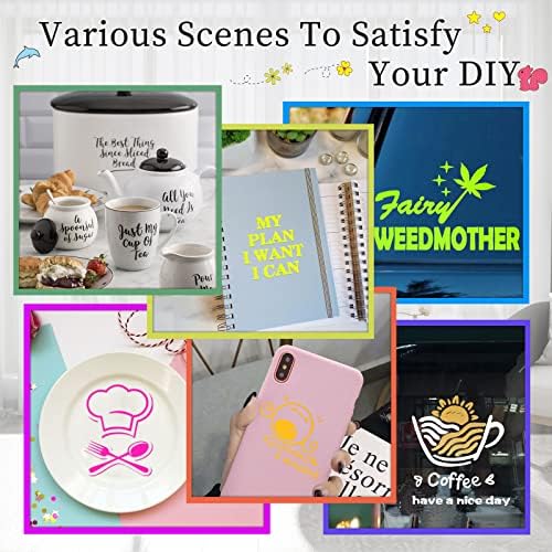 IModeur 7 Ft Black Permanent Vinyl - 30.5 x 213.5 cm Glossy Black Vinyl Self Adhesive Vinyl for DIY Craft, Vinyl with Grid for Cutting Machine, Silhouette Cameo, Birthday Party, Home Decoration