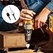 JIYIN 2Pcs Drill Chuck Adapter Keyless with 10Pcs Drills, 1/4 Inch Hex Shank Fast Change Converter for Impact Driver, Fast Change Impact Drill Chuck Adapter for Tool Attachment
