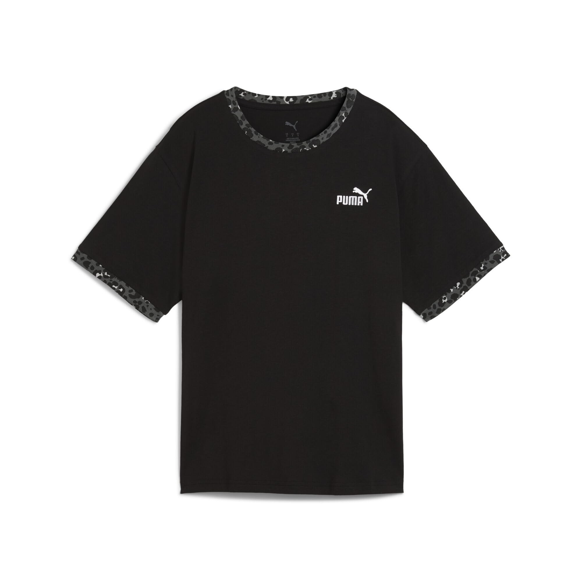 PUMA ESS Graphic Animal Relaxed Tee Puma Black