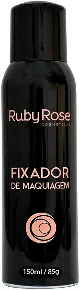 Fixador de Maquiagem Ruby Rose - Spray Fixador, Prolonga Duração, Tira Aspecto Pó, 150ml