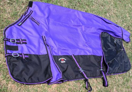 Image of Challenger 1200D Turnout Waterproof Rain Horse Sheet Light Winter Blanket Gusset 361G