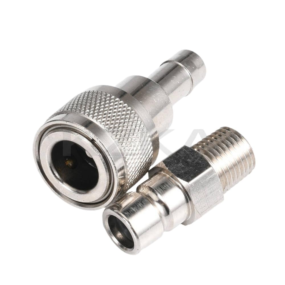 Kit connettori linea carburante fuoribordo con innesto da 3/8 pollici e filettature maschio NPT da 1/4 pollici per l'uso sul lato serbatoio su motori dal 1991 in poi