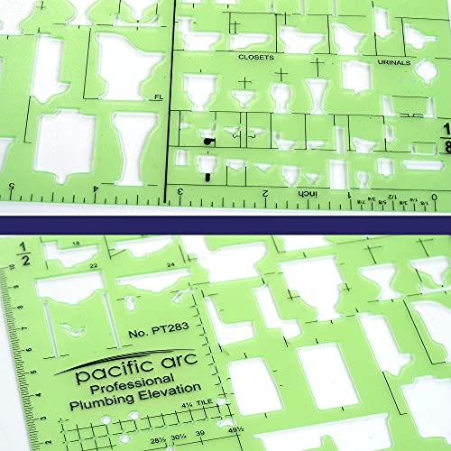 Image of Pacific Arc Professional Plumbing Elevation Template Guide