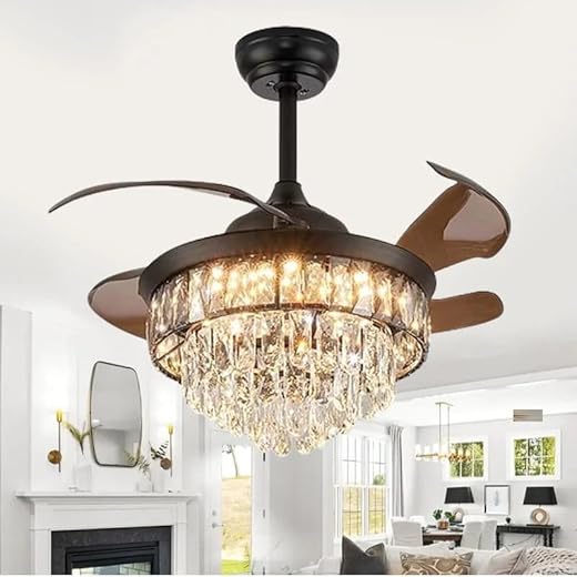 LIGHT ART STUDIO Nightjar with lamp Ceiling Fan 38W BLDC M