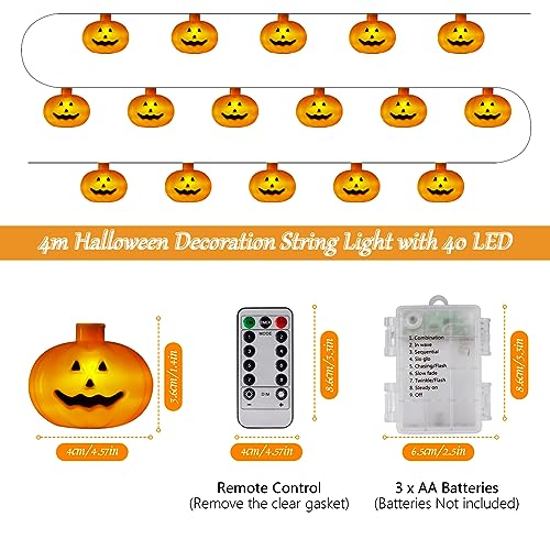 Ninonly Halloween Luci Stringa, 6M 40 LED