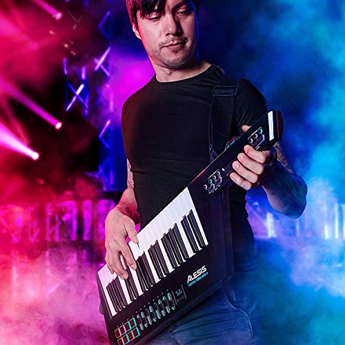 Image of Alesis Vortex Wireless 2 - High-Performance USB MIDI Wireless Keytar Controller with Professional Software Suite Included