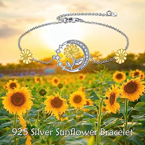 Image of VONALA Witches Knot /Compass /Dragonfly /Clover Bracelet Sterling Silver Adjustable Charm Bracelet Summer Beach Foot Chain Jewelry for Women Gifts