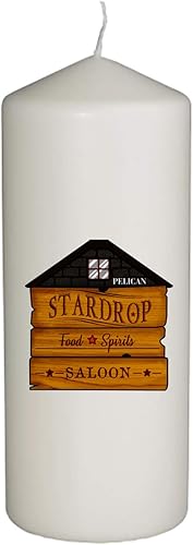 Sombrero Shark Stardrop Saloon rústico Bar Food Game Parody Sign Logo en Full Color Unity Candle Boda, Bautismo, Funeral, Decoración especial para