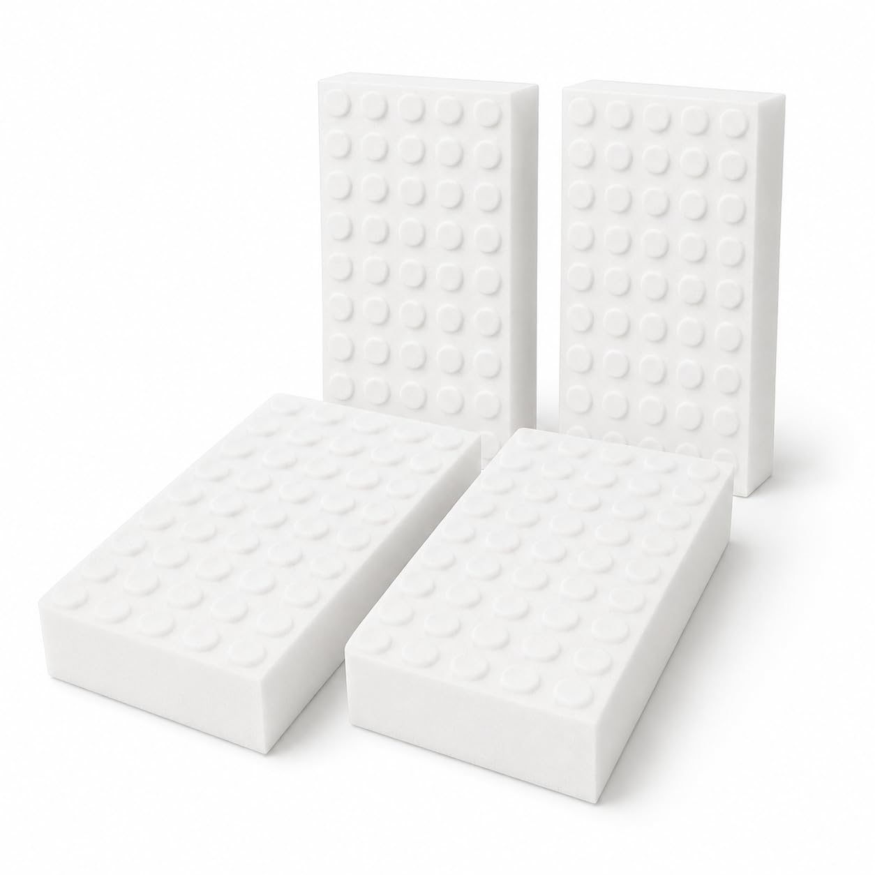Magic Eraser Cleaning Sponge Pack of 4 | Premium Melamine Foam Sponge | Multi Surface Cleaner | Removes Tough Stains with Water Only | Kitchen, Bathroom, Walls, Tiles, Glass, Shoes & Sink-picture-22