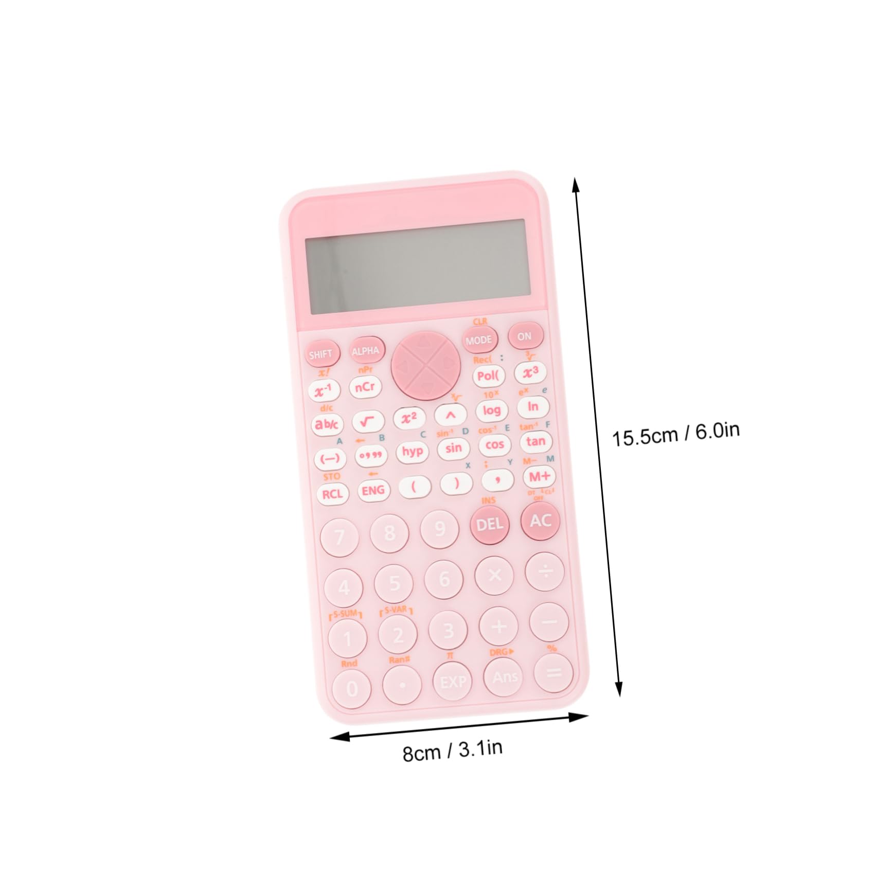 Scientific Function Calculator for College Students Pink Electronic Calculator with Screen for Office and Study for Accounting and Competitive Exams