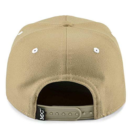 Boné MXC BRASIL Snapback Ajustável Original Gênero:Homem;Tamanho:Único;Cor:Bege