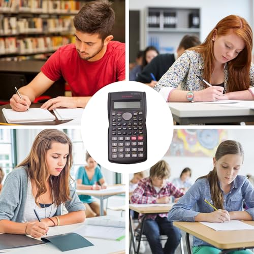 Calculadoras científicas Bitong, Calculadora para la escuela,Calculadora de ingeniería Profesional de 12 dígitos 2 líneas - Pantalla grande, 240 funciones científicas, Calculadora matemática, - imagen 4