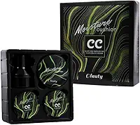 Base hidratante CC Cream para pele madura - Corretivo impecável BB Cream com esponja de cogumelo, almofada de ar impermeável de longa duração, natural (nº 03 – kit de recarga (1 completo + 2 recargas