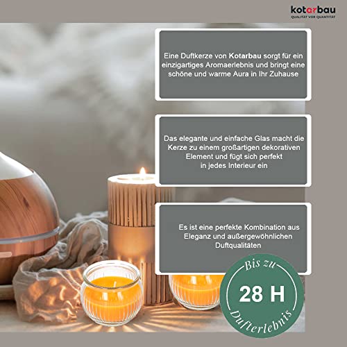 KOTARBAU® Duftkerze Duftkerze im Glas Brenndauer bis zu 28 Stunden Geschenke mit Angenehmer Duft Aromatherapie Dekorations-Kerzen Winter Cookies – Bild 4