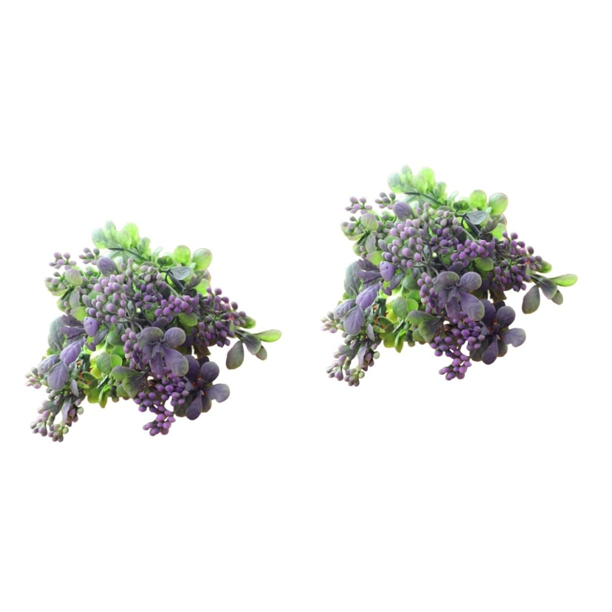 Alipis 2 Set Di Bacche Finte Realistiche Piante Artificiali Decorative Per Cucina E Casa 5 Pezzi * 2