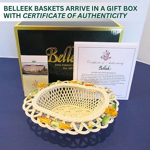 Belleek-Basketweave-Handmade-Autumn-Harvest-Cup-Saucer-Basket-Figurine-Irish-Coffee-Kitchen-Decor-Collectible-Tea-Cup-Plate-Decorative-Cup-Aesthetic-Mug-Cute-Mug-Display