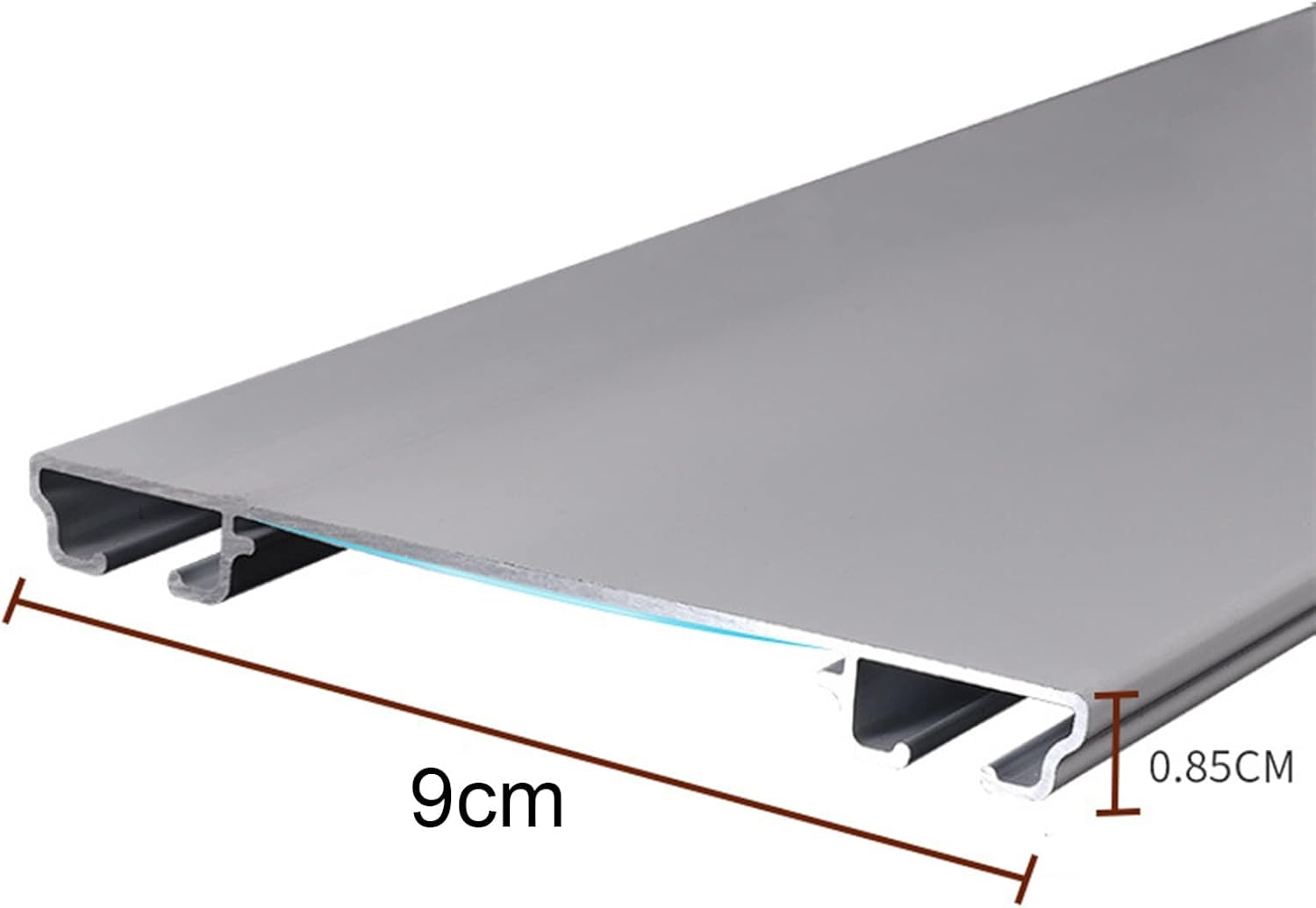 Ceiling Conjoined Curtain Track - Heavy Aluminum Double Tracks, Nano Silence for Living Room Bedroom Divider