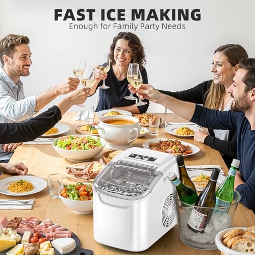 Image of Antarctic Star Countertop Ice Maker, Portable Ice Machine