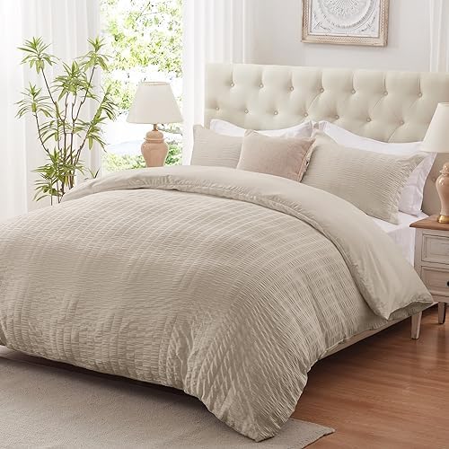 Cozyide Linen Duvet Cover Set Full (3pc)
