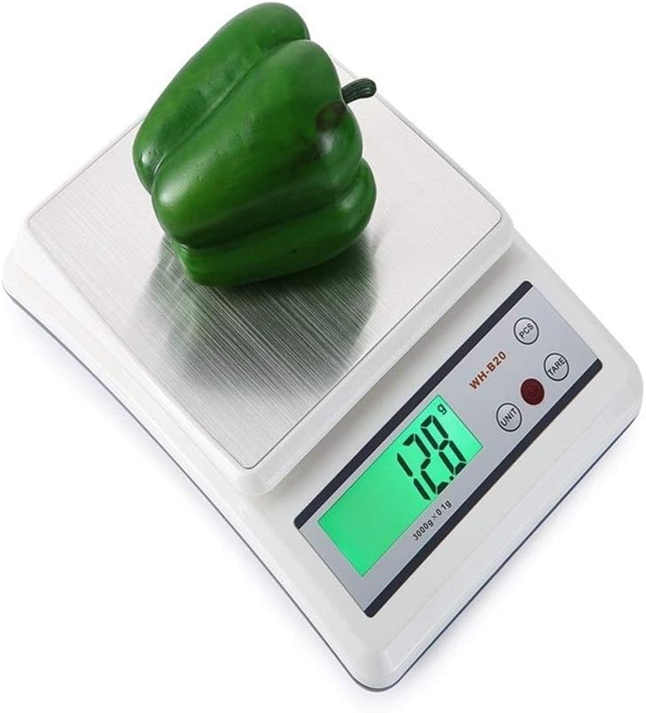 3kg 0.1g High Precision Electronic Scales with Counting and Weighing Function Cooking Kitchen Scale Laboratory Bench Balance Accurate Measurement Scales