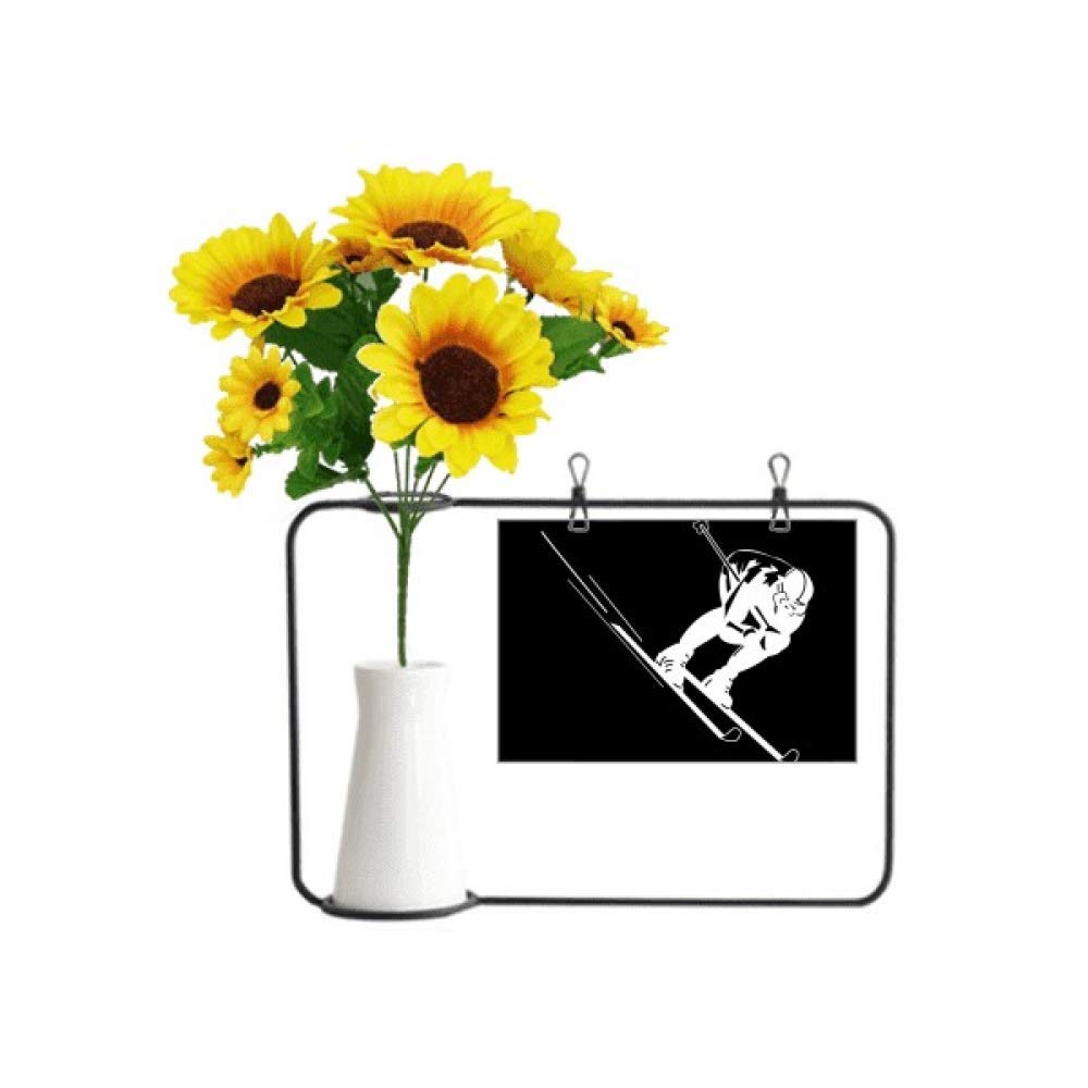 Carte de bénédiction sport tournesol noir pour célébrer vos victoires