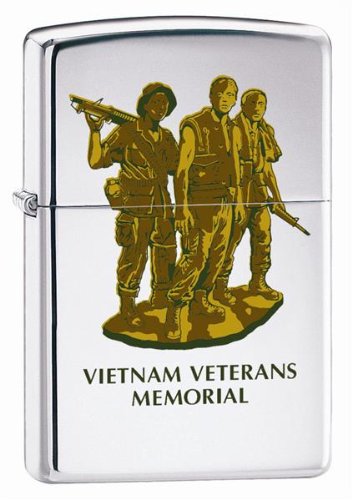 Encendedor Zippo Militar Vietnam Veterans Memorial miniatura 1